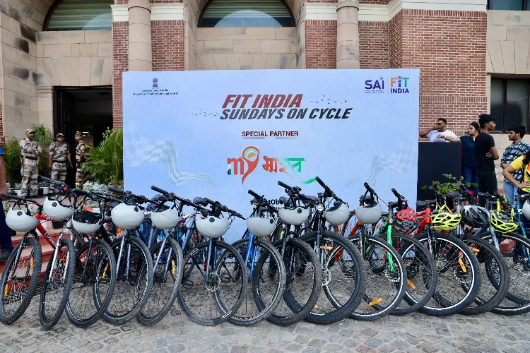 কলকাতায় ফিট ইন্ডিয়া সানডেজ অন সইকেল, সাই ক্যাম্পাসে তারকাখচিত আয়োজন