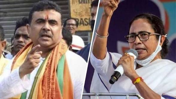 মেগা ফাইট ভবানীপুরে: মমতায় বিরুদ্ধে প্রার্থী শুভেন্দু, বিজেপির প্রথম দফায় ১৪৪ নাম